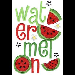 Watermelon Word Art
