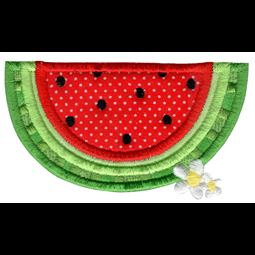 Flower Watermelon Applique