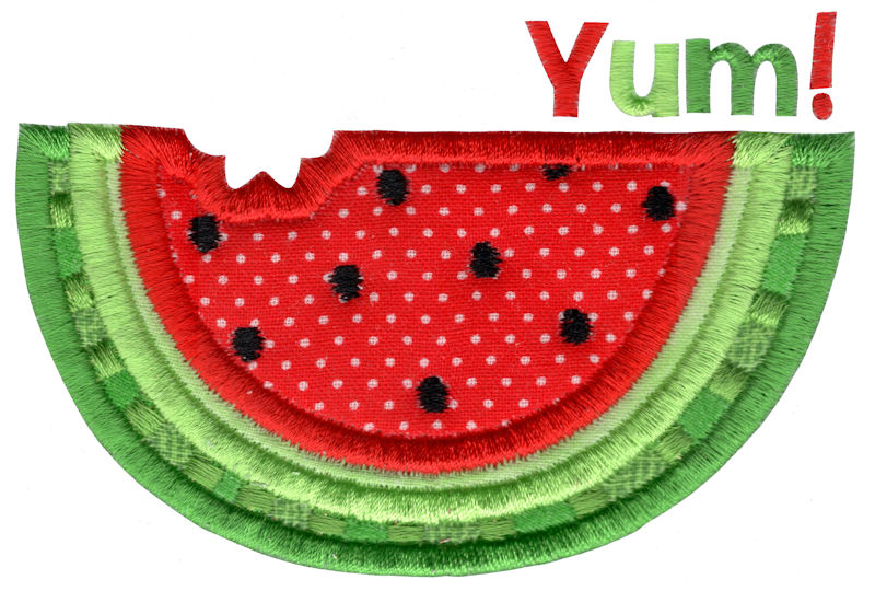 Yum Watermelon Applique
