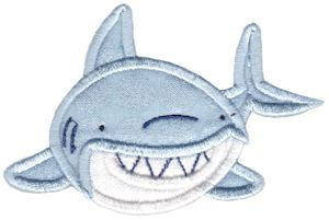 Applique Shark Front On