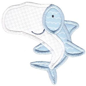 Applique Hammerhead Shark