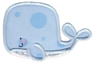 Applique Boy Whale