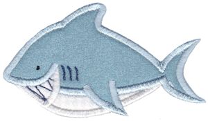 Applique Shark Side On