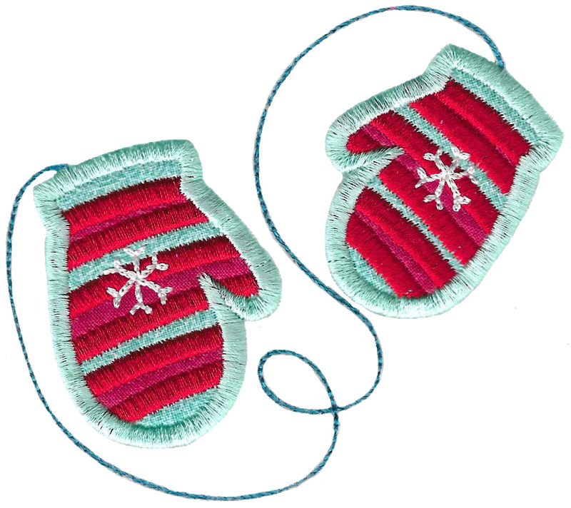 Mittens Applique