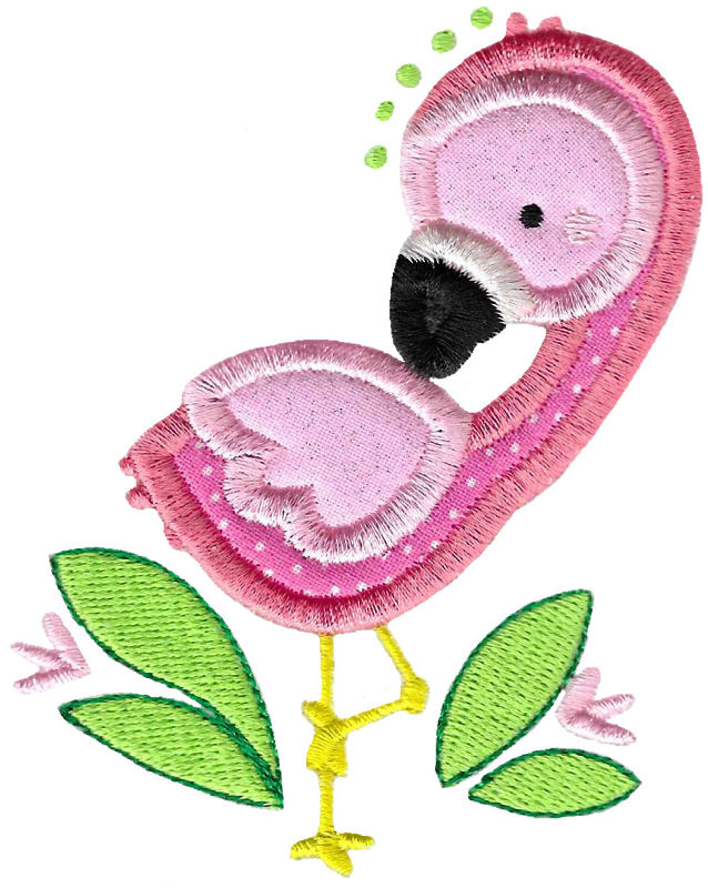Flamingo Applique