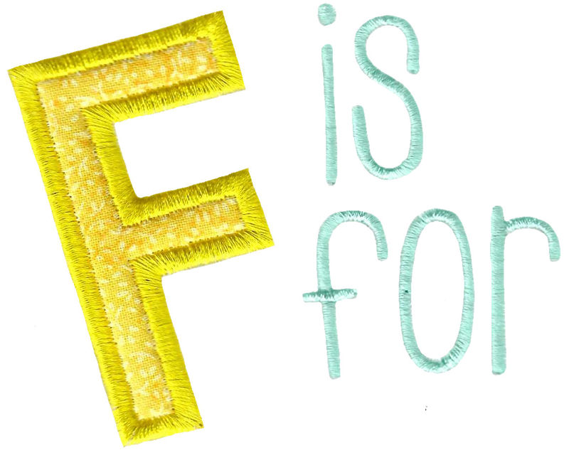 F Is For Applique