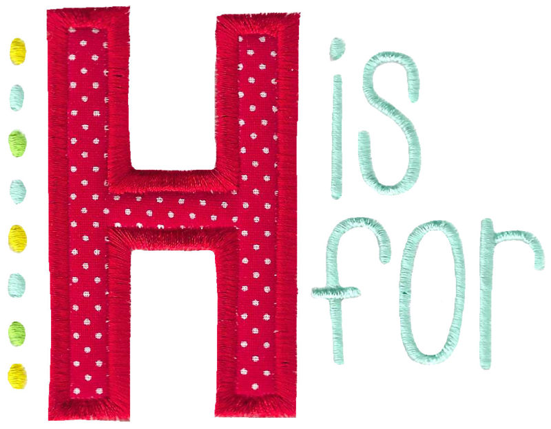 H Is For Applique