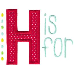 H Is For Applique