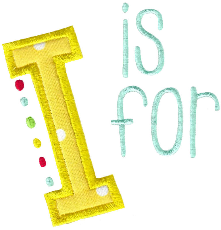 I is For Applique