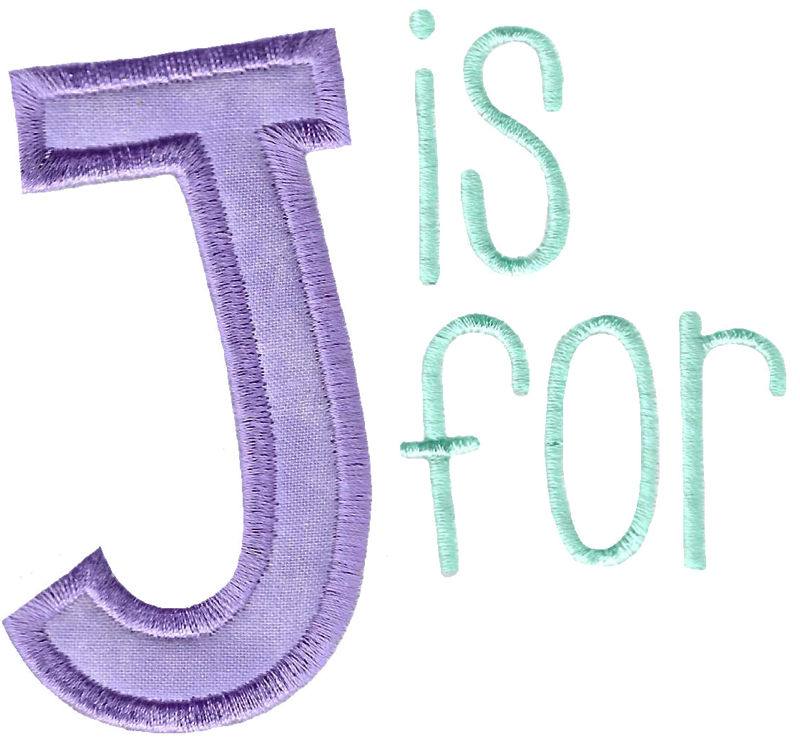 J Is For Applique