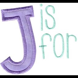 J Is For Applique
