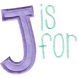 J Is For Applique
