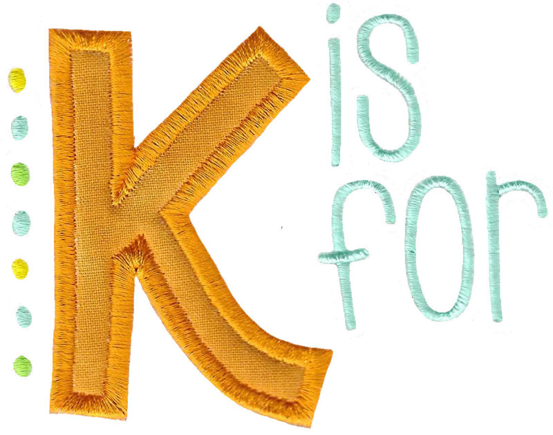 K Is For Applique