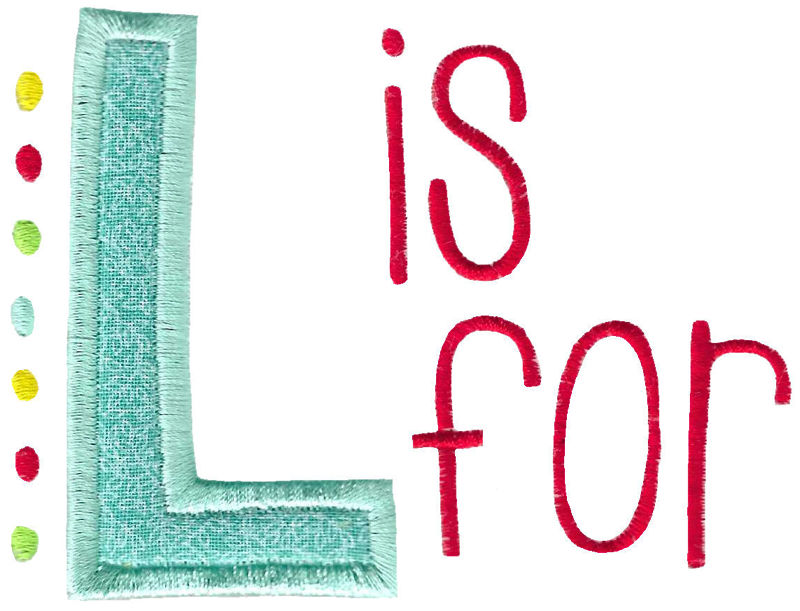 L Is For Applique