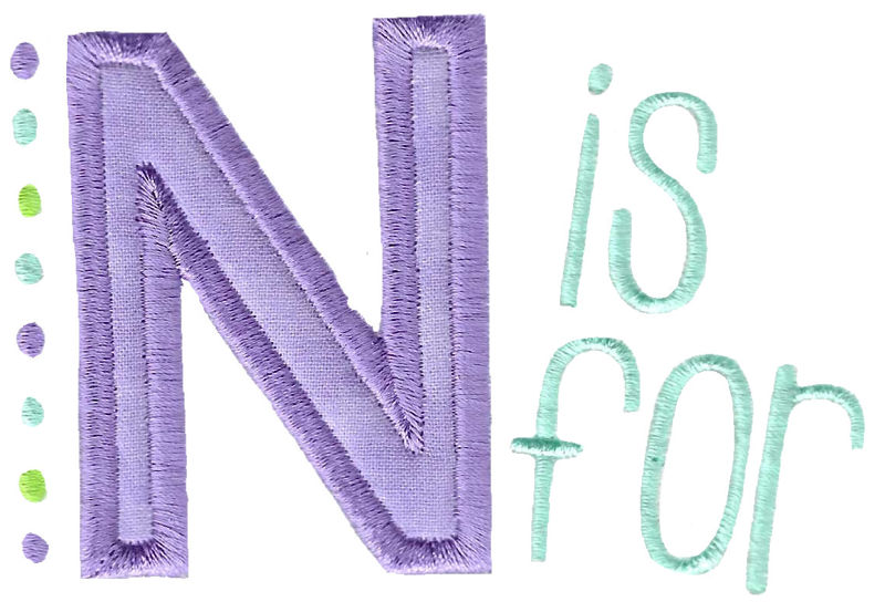 N Is For Applique
