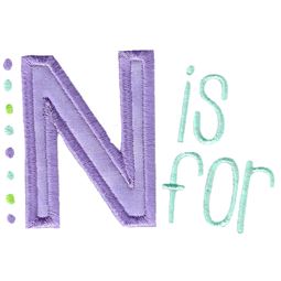 N Is For Applique