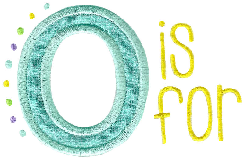 O Is For Applique
