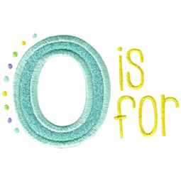 O Is For Applique