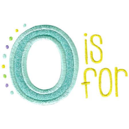 O Is For Applique