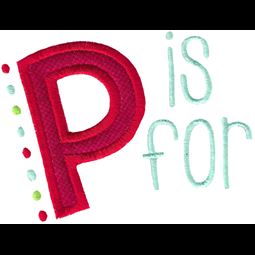 P Is For Applique