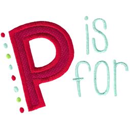 P Is For Applique