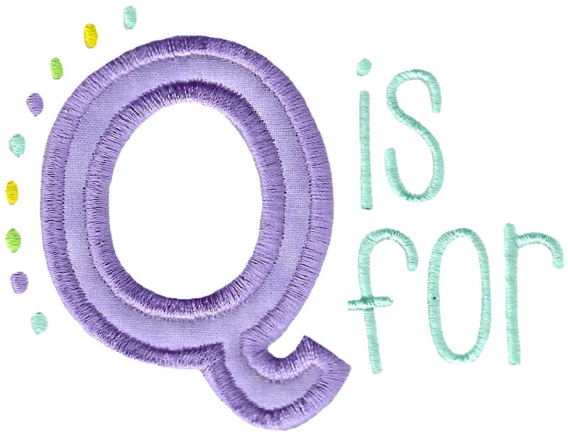 Q Is For Applique