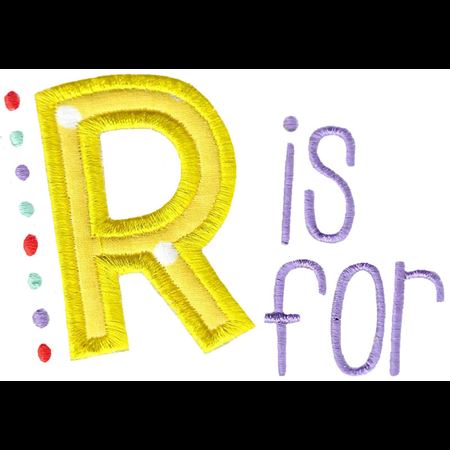 R Is For Applique
