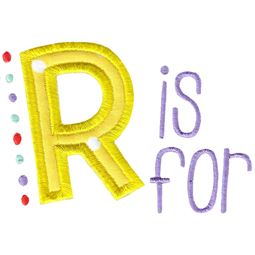 R Is For Applique