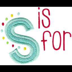 S Is For Applique