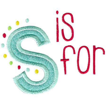 S Is For Applique