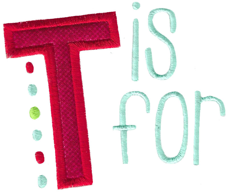 T Is For Applique