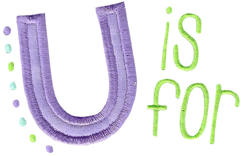 U Is For Applique