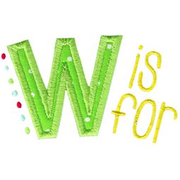 W Is For Applique