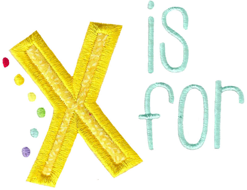 X Is For Applique