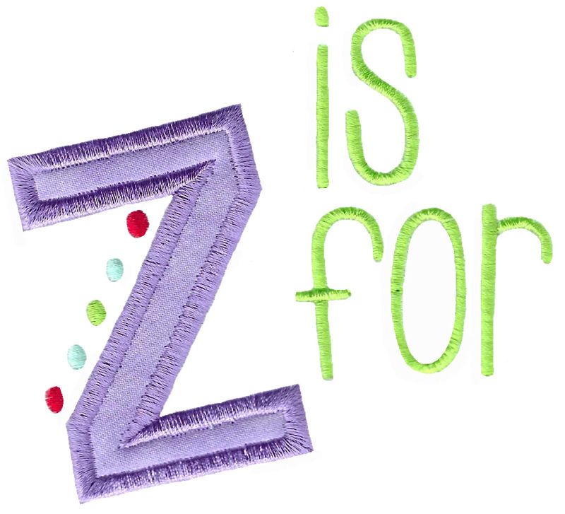 Z Is For Applique