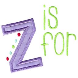 Z Is For Applique