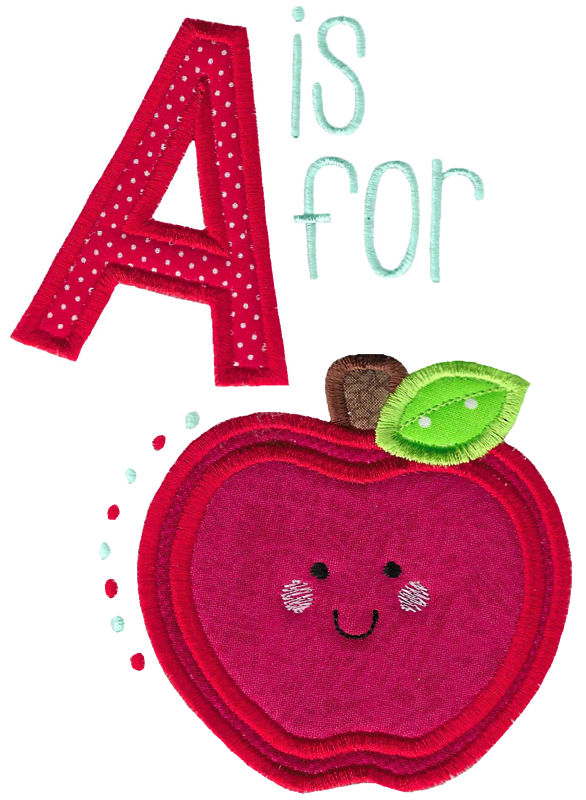 What For Alphabet Applique