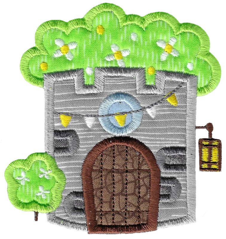 Castle House Applique