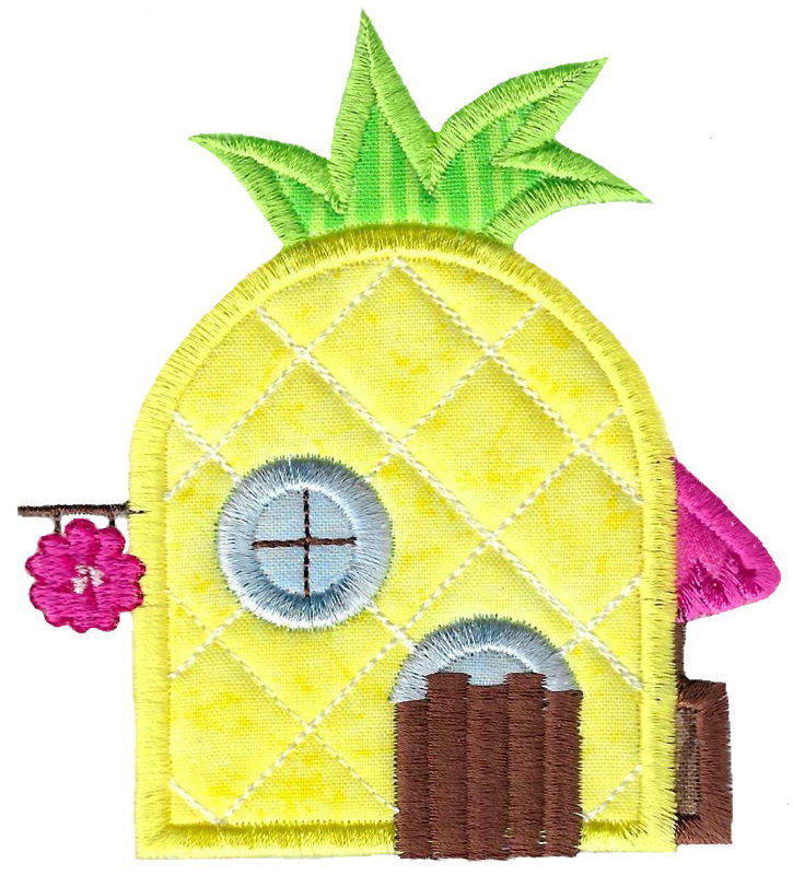 Pineapple House Applique