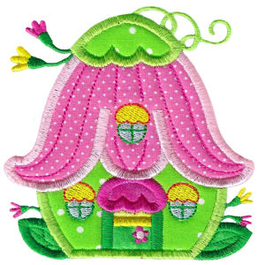 Whimsical Houses Applique