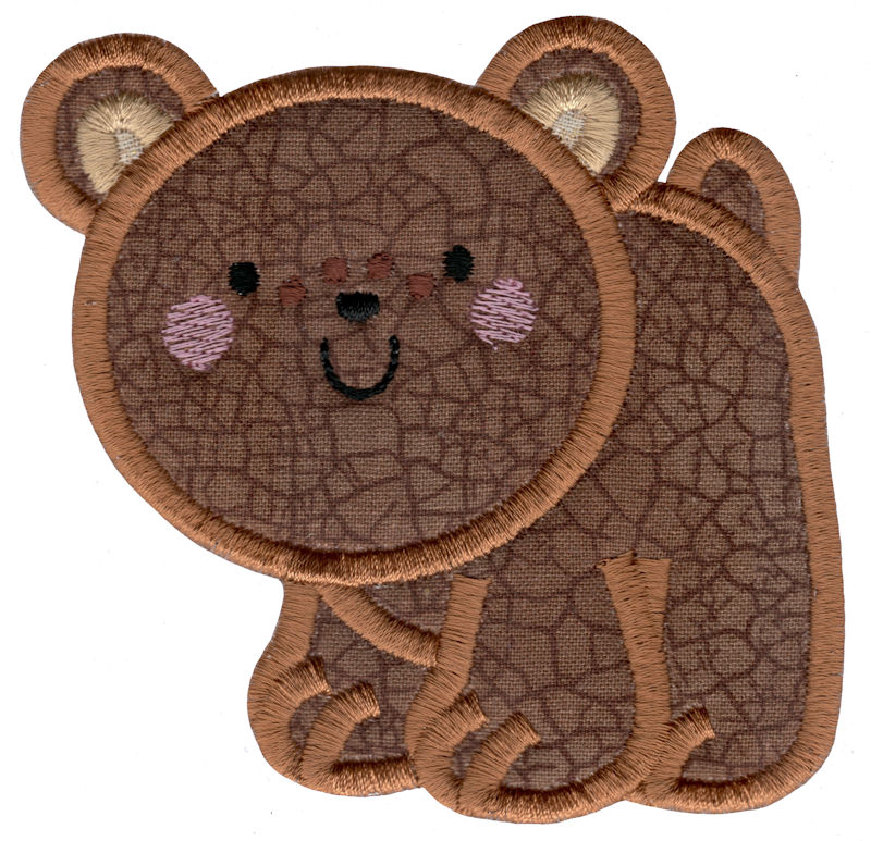 Applique Brown Bear