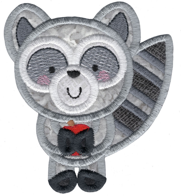 Applique Raccoon