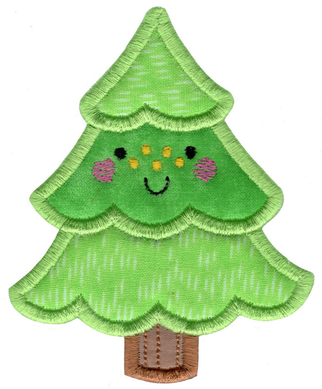 Applique Pine Tree