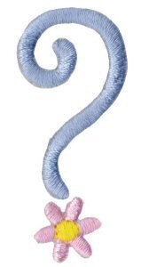 A Daisy Day Alphabet Character 3