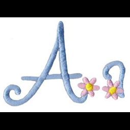 A Daisy Day Alphabet A