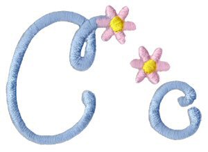 A Daisy Day Alphabet C