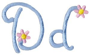 A Daisy Day Alphabet D
