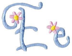 A Daisy Day Alphabet E