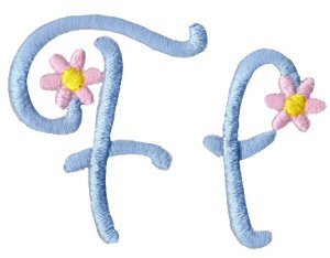 A Daisy Day Alphabet F