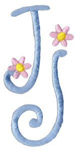 A Daisy Day Alphabet J